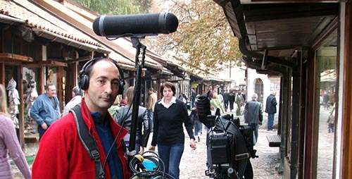 Sonido Directo Sergio Madridano para televisión-Sarajevo